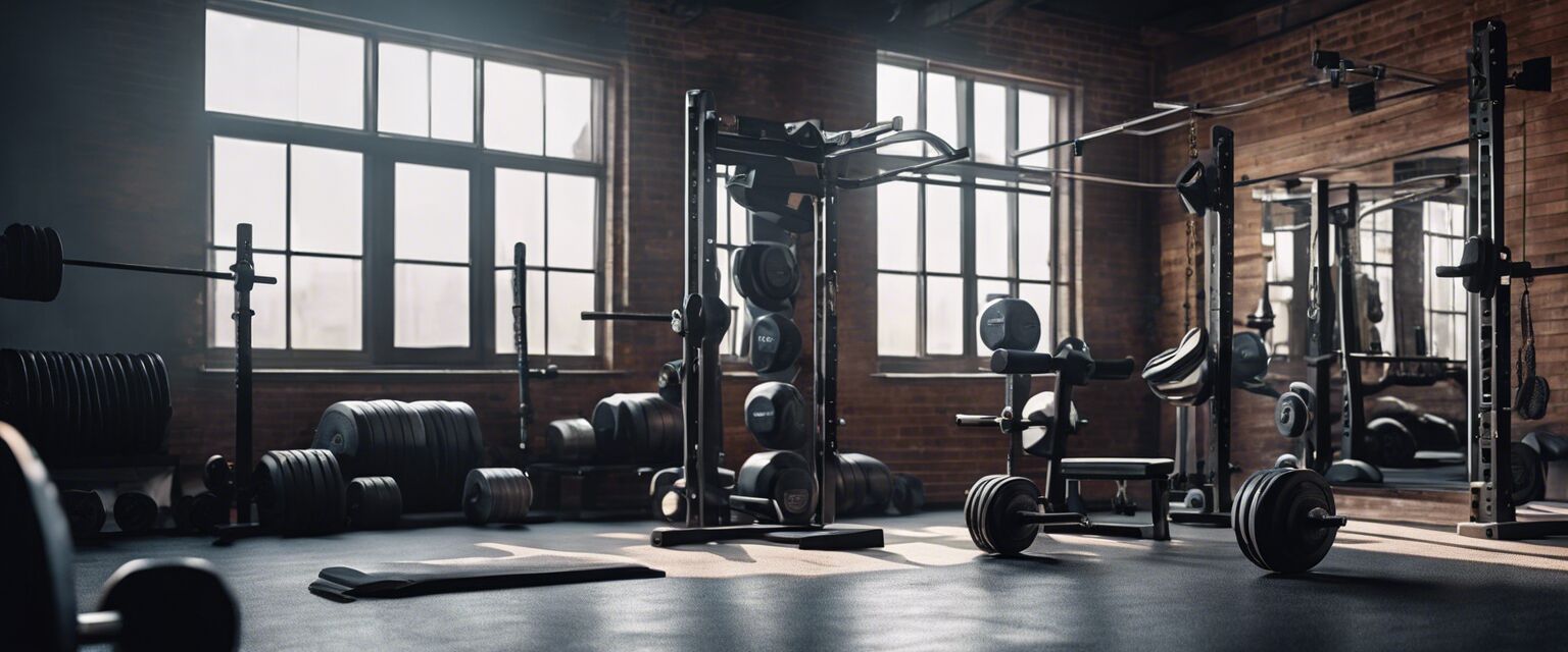 Gym setup for female athletes