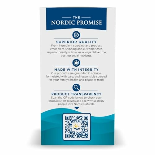 Nordic Promise card with QR code for product transparency